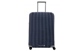 Suitcase cover Routemark Chrome in black M/L (SP240)