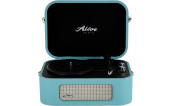 Vinyl record player Alive Audio Stories Turquoise STR-06-TS