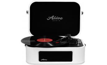 Vinyl record player Alive Audio Stories Blanche STR-06-WH