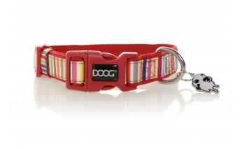 Ошейник для собак Doog Scooby красный, M, 32-46 см RA-325279