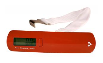 Luggage scales Routemark red АЕ25
