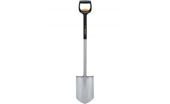 Лопата штыковая телескопическая закругленная Fiskars Xact 1066732
