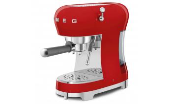 Кофеварка рожковая Smeg ECF02RDEU красная