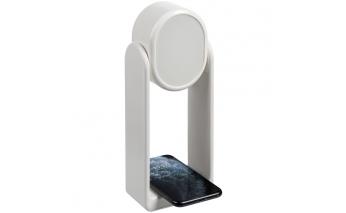 Table lamp with mirror and wireless charging Molti Tyro white RA-133843