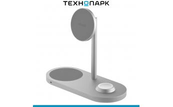 Устройство зарядное беспроводное uBear Stage 3 in 1 (WL07SL31-AD), серебристый