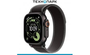 Smart watch Apple Watch Ultra 3 49 mm Black, M/L strap black Trail Loop