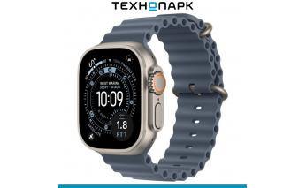 Смарт-часы Apple Watch Ultra 3 49 мм Natural, Ocean Band синий