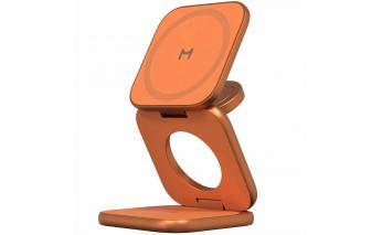 Устройство зарядное беспроводное Magssory Fold Ultra 3 в 1 для Apple оранжевый (WCH083or)