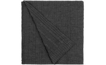Blanket Teplo Trenza, dark gray