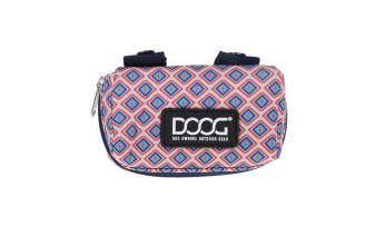 Neoprene leash bag Doog Gromit, pink and blue, 10x7x4 cm