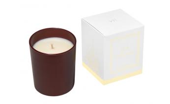 Scented candle Lights of Moscow in a burgundy Sunset glass, Exclusive collection, 250 ml (268810N)