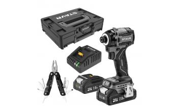 Шуруповерт ударный Stavr SID 18BL-200V-2