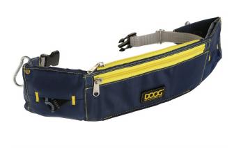 Сумка на пояс Doog Maxi, сине-желтая, 42х10х1,5 см