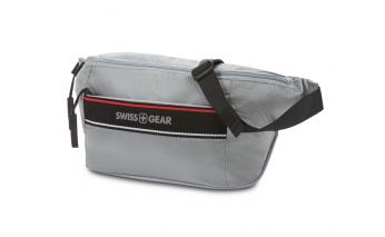 Waist bag SwissGear light grey polyester with rip-stop weave 38 x 5 x 15 cm