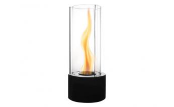 Bio fireplace with curly flame Yoonie Dance of flame, black (304002)