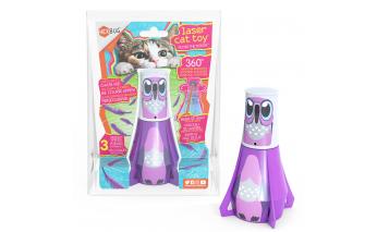 Interactive cat toy Hexbug «Pester the Dove», beige-purple, 13x8.5 cm (480-6588-00GL12)