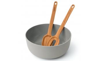 Миска для салата 24*10 см с сервировочными приборами 30*6 см Berghoff Leo 3950096