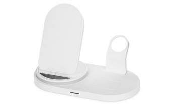 Charging station foldable with wireless charging Evolt Flashport, 15 W, white (591077)