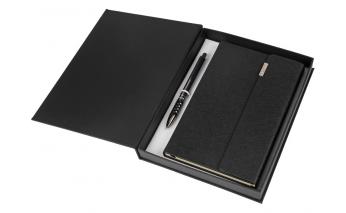 Gift set Luxe Tactical Dark: A5 notebook, ballpoint pen, black (10711100)
