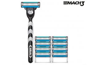 Станок бритвенный Gillette Mach3 + 8 сменных кассет Mach3
