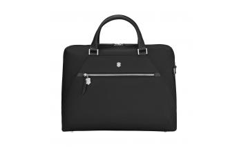 Briefcase Victorinox Victoria Signature, 42x13x30 cm, nylon/leather, black (612209)