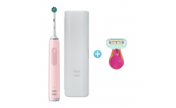 Щетка зубная электрическая Oral-B Pro 3 D505.513.3X розовая+ Бритва женская Gillette Venus Snap