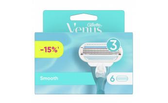 Кассеты сменные для бритвы Gillette Venus Smooth 6 шт.