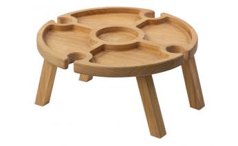 Wooden table with folding legs Eat Outside party brown RA-289053