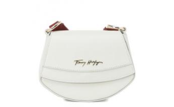 Сумка сэтчел женская Tommy Hilfiger Luxe Leather Crossover Corp белый AW0AW10924