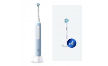 Щетка зубная электрическая Oral-B iO 3 Ice Blue + 4 насадки Ultimate Clean