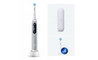 Electric toothbrush Oral-B iO 6 Grey Opal + additional attachments Oral-B 4 pcs