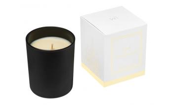 Scented candle Lights of Moscow in a black Mystery glass, Exclusive collection, 250 ml (268811N)