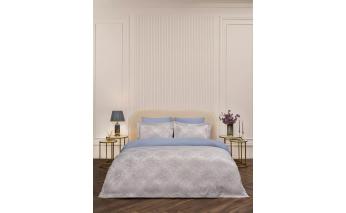 Bedding set Arya Majestik Foggy Euro, double ash grey 8680943241368