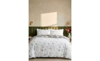 Комплект постельного белья Arya Simple Living Frosty евро, 2-спальный Серый 8680943243492