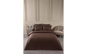 Bedding set Arya Vip single dark brown 8680943244321