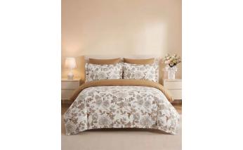 Bedding set Arya Exclusive Cherish single white, light brown 8680943246936