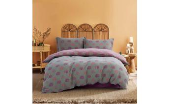 Bedding set Arya Little Pumpkins single grey, lilac 8680943253491