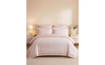 Комплект постельного белья Arya Imperia So Chic евро, 2-спальный розовый, белый 8680943260451
