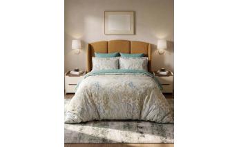 Bedding set Arya Harmony Oasis Euro, double blue 8680943260567