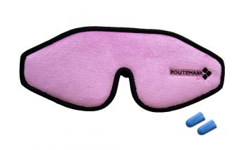 Mask for a sleep Routemark 3D Evolution pink + birches