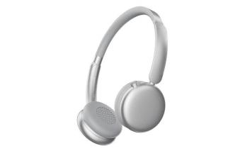 Наушники накладные беспроводные Deppa Stereo Light, cеребристый (1-44307)