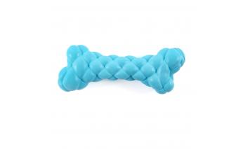 Игрушка для собак резиновая SkyRus «Косточка», 16,6х6,4х3,7см, голубая (066008/blue)