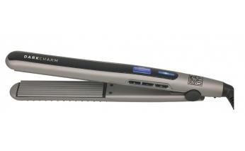 Щипцы-гофре для волос Dewal Beauty Dark Charm серые RA-HI2070W