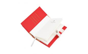 Notebook Pierre Cardin red 10.5 x 18.5 cm