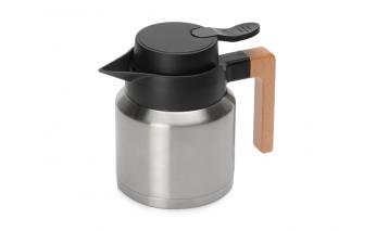 Coffee pot with wooden handle Eat 850 ml silver RA-236784