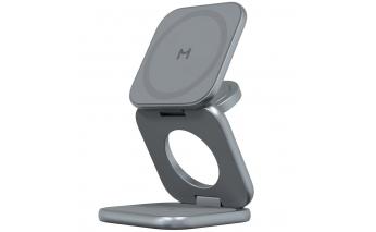 Устройство зарядное беспроводное Magssory Fold Ultra 3 в 1 для Apple полночь (WCH083m)