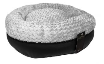 Animal lounger AntePrima Donut, grey, 55x55x20 cm