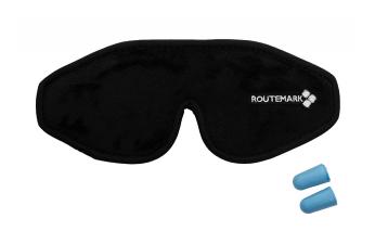 Children's mask for a sleep Routemark 3D Evolution black + birches