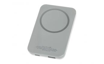 Battery external wireless magnetic Qjet MagnetIQ, 5000 mah, 10 W, grey (590970)