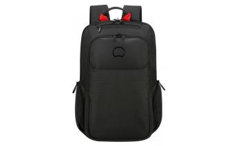 Laptop Backpack Delsey Parvis Plus, 39x28x14 cm, black (00394460200)